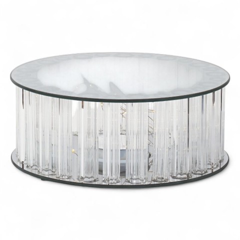 ALZATA VETRO CON LED D25 H10